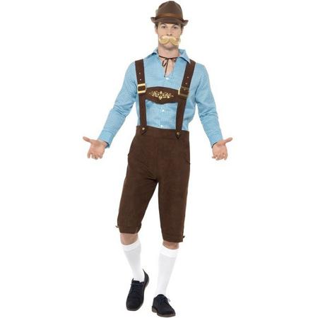 Boeren Tirol & Oktoberfest Kostuum | Johann Sebastian Bier | Man | Medium | Bierfeest | Verkleedkleding